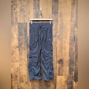 Lululemon dance studio pants unlined grey size 4 *hemmed*